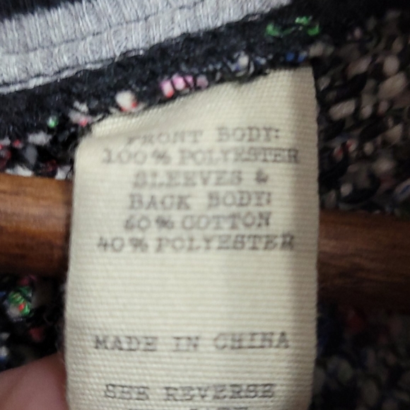 BKE Button-Up Multi-Pattern Sweater Jacket… - Picture 10 of 10